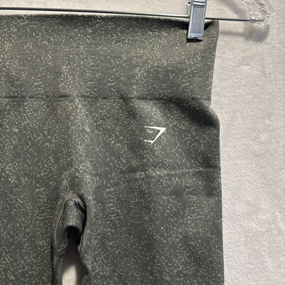 Gymshark Adapt Fleck Seamless Compression Leggings Olive Green Women's Size XS? - Picture 3 of 11